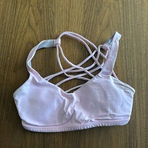 Light pink Free to be bra - lululemon